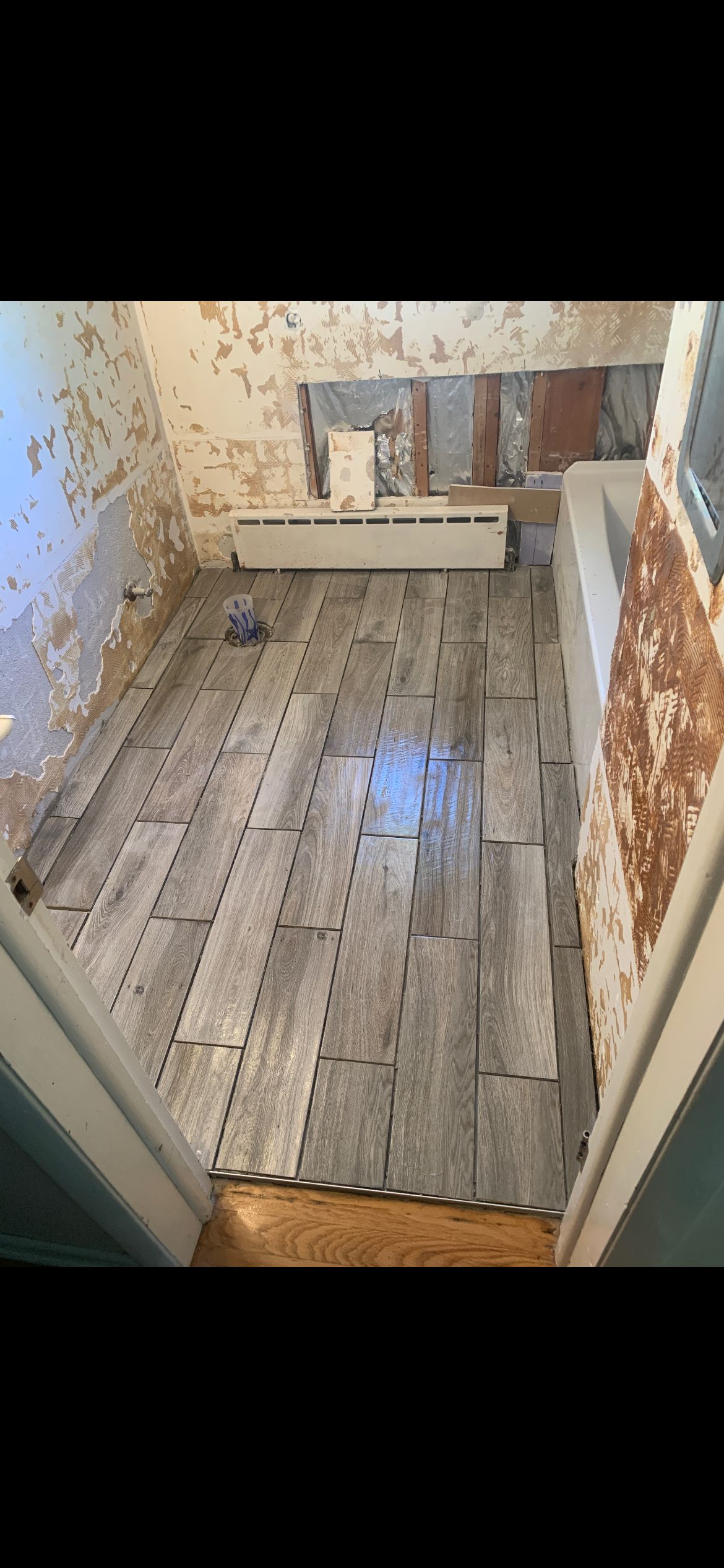 Interior tile flooring installed by Kolis Brothers